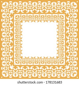 Tablecloth tartan border pattern - background.