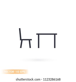 Tableicon vector icon