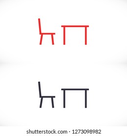 Tableicon vector icon