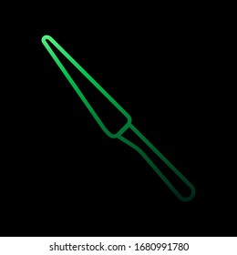 Table-knife outline nolan icon. Simple thin line, outline vector of restaurant icons for ui and ux, website or mobile application