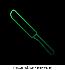 Table-knife outline nolan icon. Simple thin line, outline vector of restaurant icons for ui and ux, website or mobile application