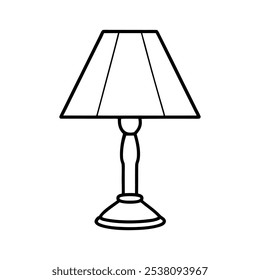 table-lamp-vector-illustration, this is a editable file.