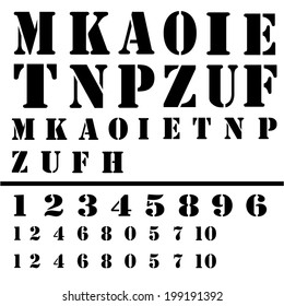 Tables to check the terms of vision,vector illustration