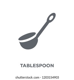 tablespoon icon. tablespoon design concept from Kitchen collection. Simple element vector illustration on white background.