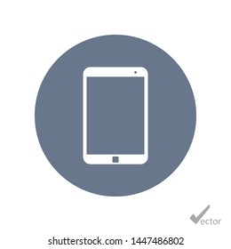 The tablet ahd phone vector icon. The symbol of call , calling and phone sign.