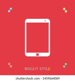 The tablet ahd phone vector icon. The symbol of call , calling and phone sign.