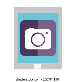 tablet with app photographic