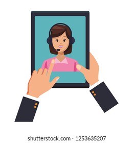 tablet assistance icon