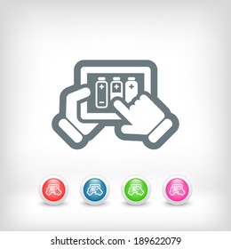 Tablet battery concept