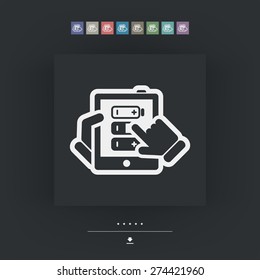 Tablet battery concept