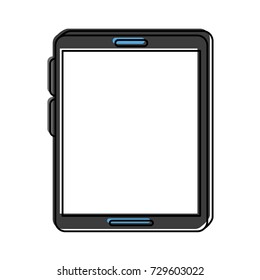 tablet with blank screen icon image