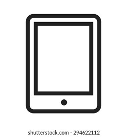 Tablet, book, ipad icon vector image.Can also be used for admin dashboard. Suitable for mobile apps, web apps and print media.