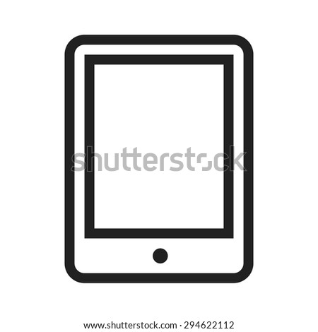 Tablet, book, ipad icon vector image.Can also be used for admin dashboard. Suitable for mobile apps, web apps and print media.