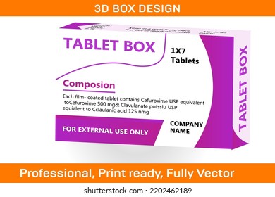TABLETTENBOX (1 X7 TABLETTEN) - ENTWICKLUNGSTEMPLATE