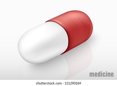 tablet in the capsule concept of medicine