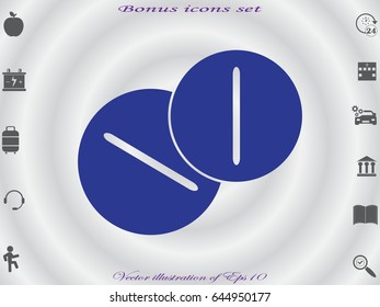 tablet, capsule, icon, vector illustration eps10