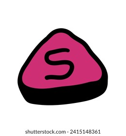 Tablettenkapselpille auf flachem Vektor. Vorlage für Logo-Aufkleber Symbol-Design-Druck. Illustration zum Thema Medizin
