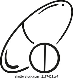 tablet, capsule vector illustration art.