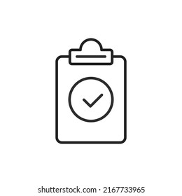 Tablet with checkbox icon. High quality black vector illustration.