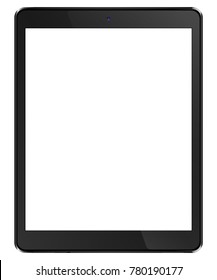 Tablet computer black. To present your application. Vector.