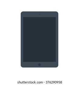 Tablet computer with blank screen in ipad style. Vector illustration, EPS10.