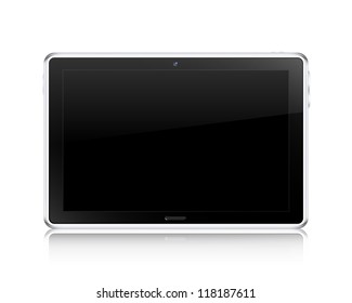 Tablet computer concept. Vector illustration