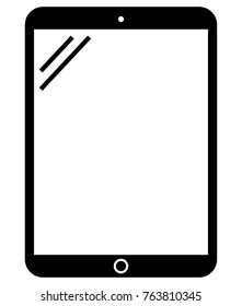 Tablet computer icon