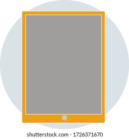 Icono de Tablet PC. Icono de diseño de negocio. El icono de Internet. Icono de color. Vector