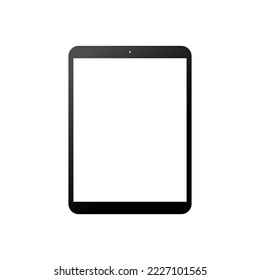 tablet computer isolated on white background