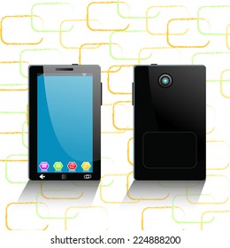tablet computer and mobile phone template