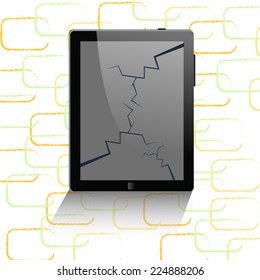 tablet computer and mobile phone template