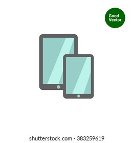 Tablet computer and smartphone