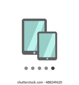 Tablet computer and smartphone