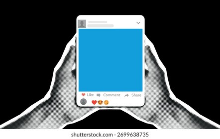 Tablet computador com página de internet de rede social em mãos de homem de negócios. Ideia - Utilizar redes sociais em negócios modernos, amizade on-line e contatos de negócios para negociações