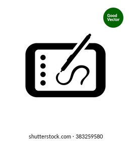 Tablet computer with stylus