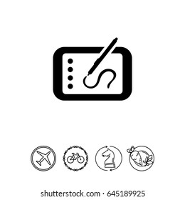 Tablet computer with stylus