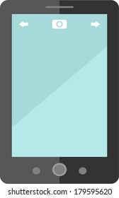 Tablet computer. Vector illustration.