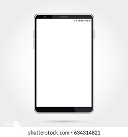 Tablet Computer Vector Illustration.