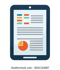 tablet and danger pages over white