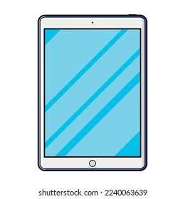 Estilo de dibujo de dispositivo de Tablet PC Vectorart
