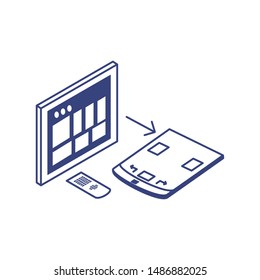 tablet device with designer display
