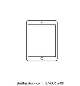 tablet device icon vector illustration design template