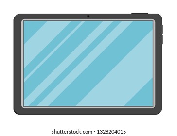 Tablet device ilsolated vector design illustration