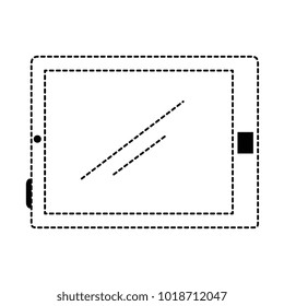 tablet device isolated icon