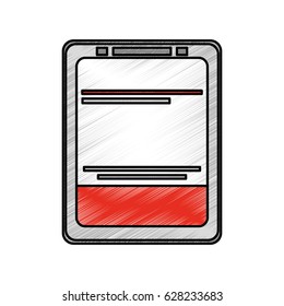 tablet device isolated icon