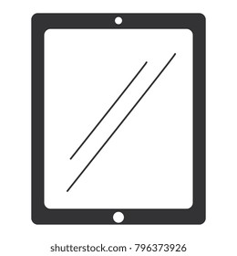 tablet device isolated icon