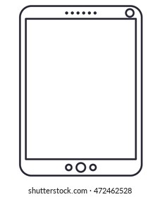 tablet device isolated icon vector illustration design