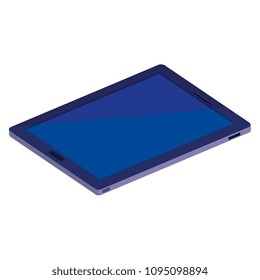 tablet device isometric icon