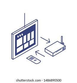 tablet device with router technology