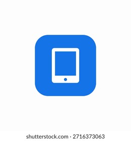 tablet device screen icon sign vector